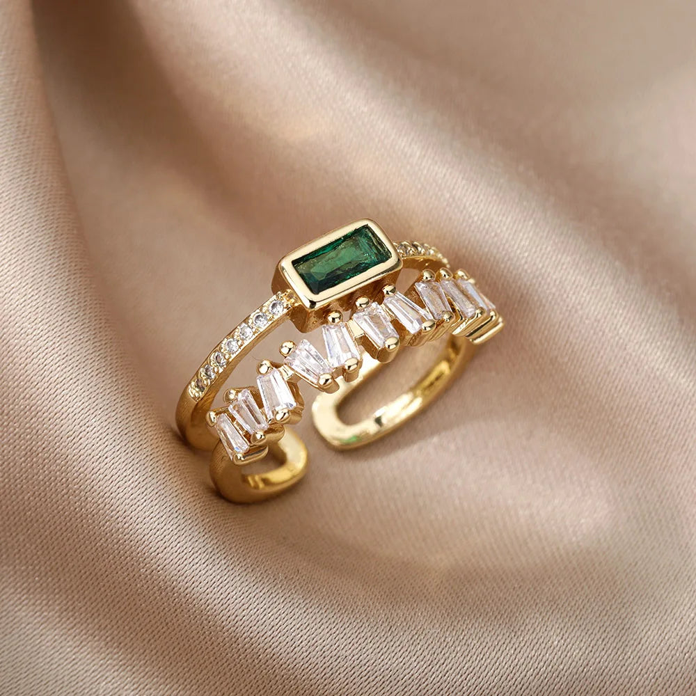 Serenity Double Band Ring
