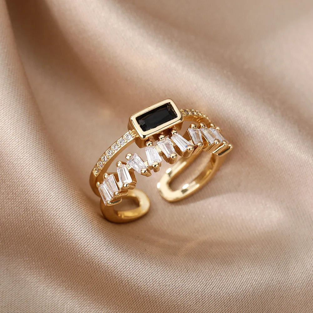 Serenity Double Band Ring