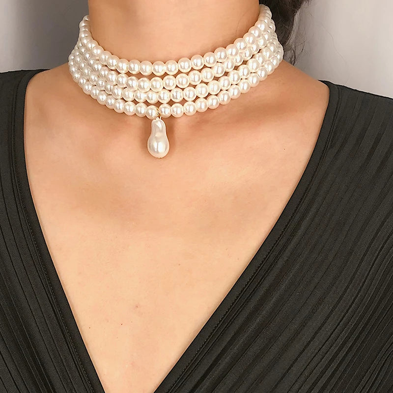 Lumière Pearl Choker