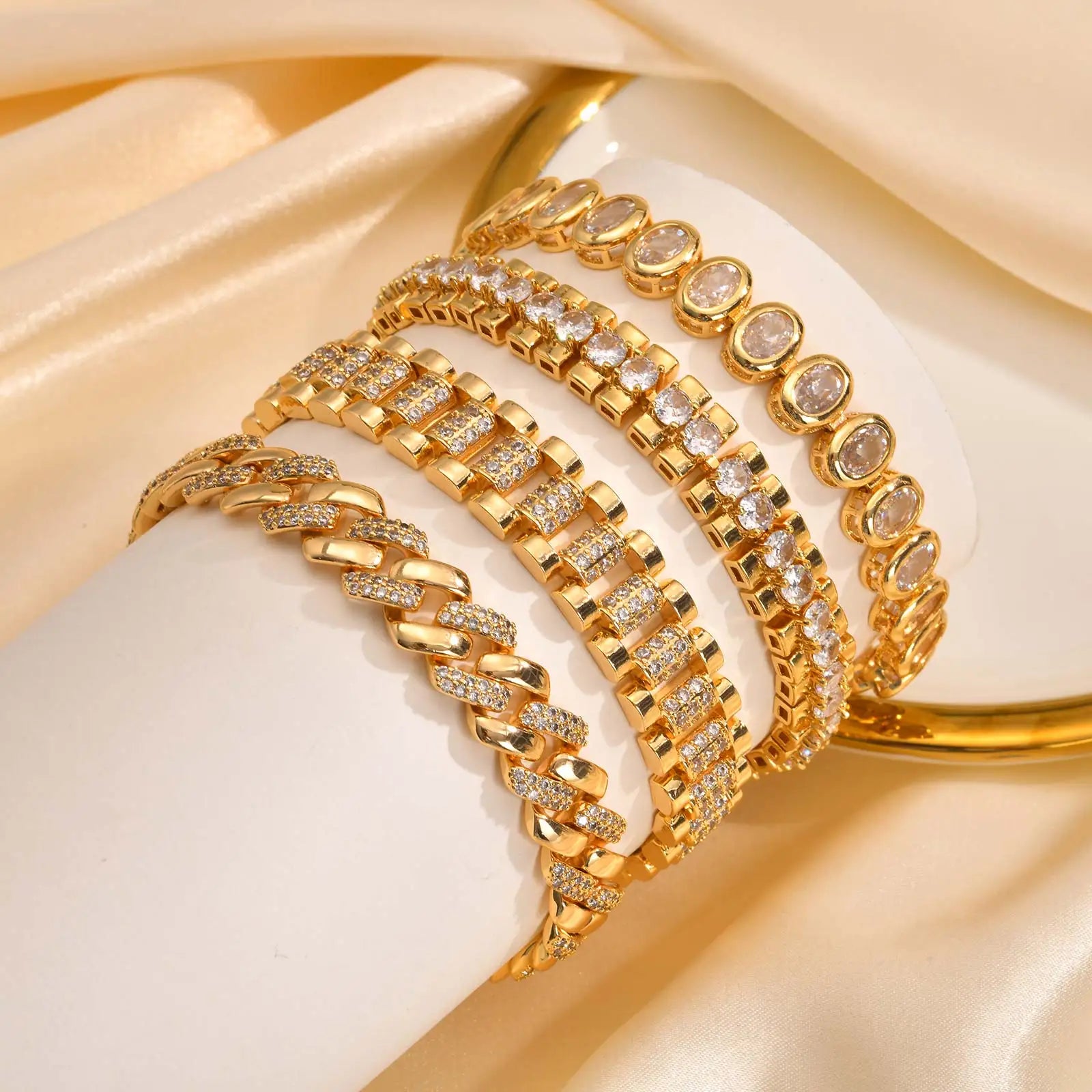 Chunky Link Stackable Bracelets