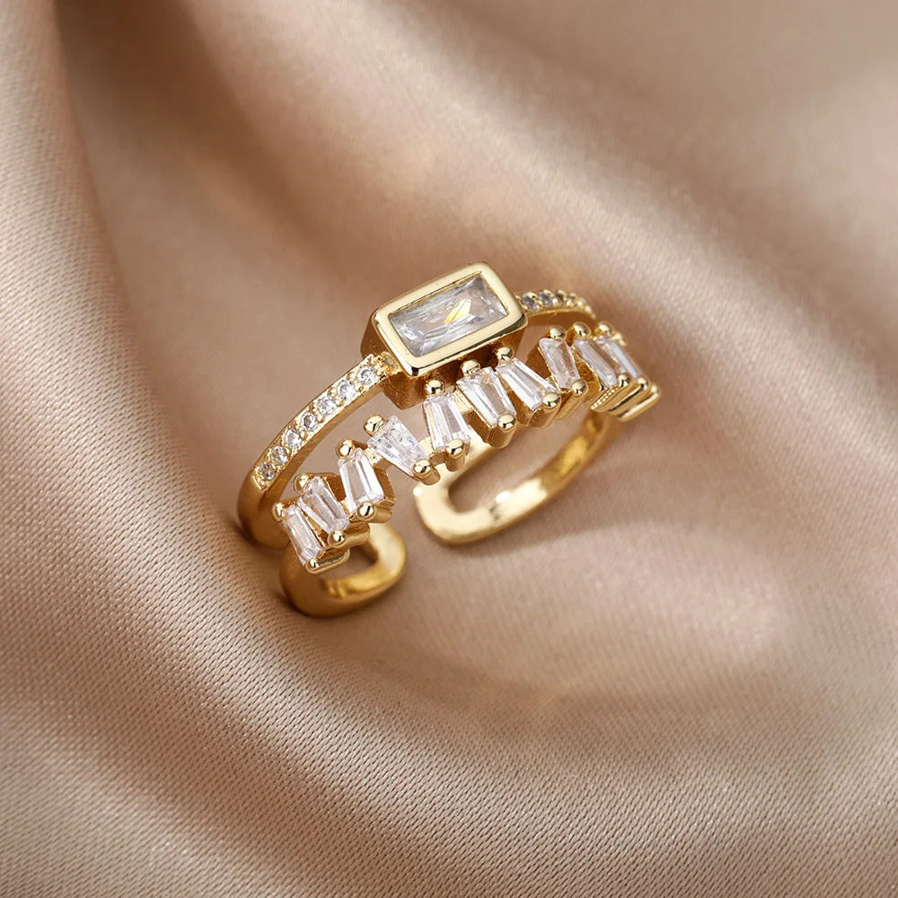 Serenity Double Band Ring