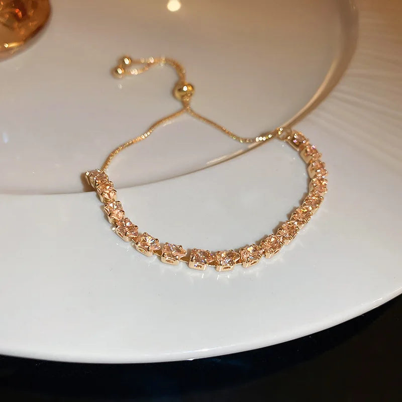 Adjustable Rhinestone Bracelet