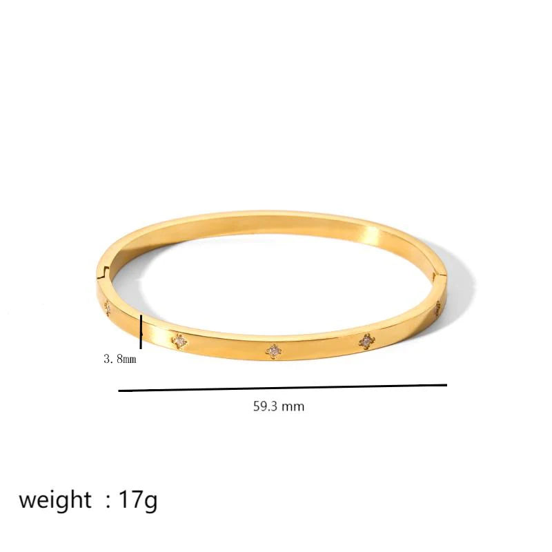 Minimalist Gold Bangle
