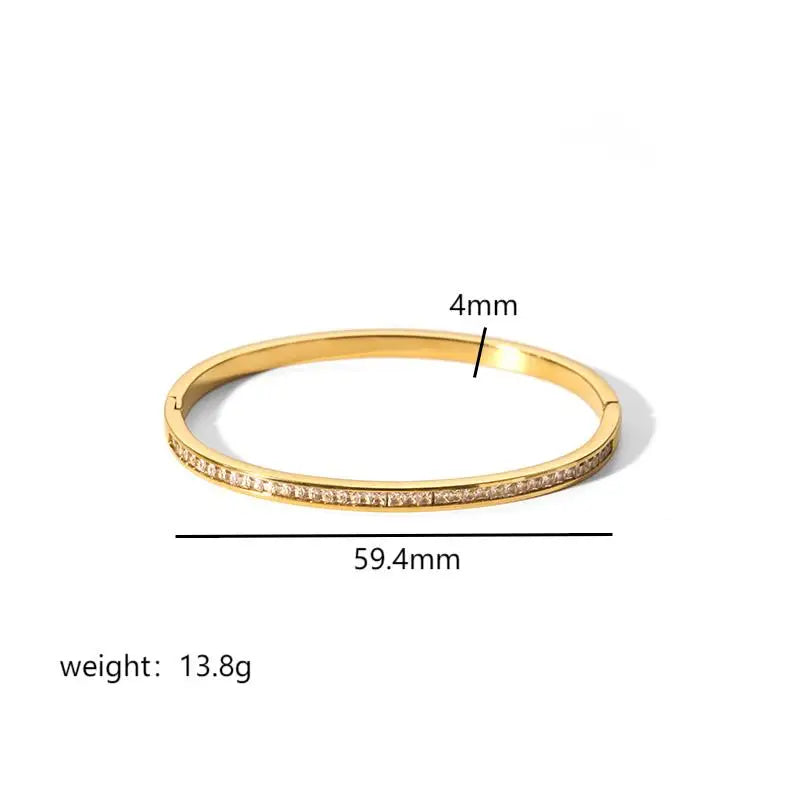 Minimalist Gold Bangle