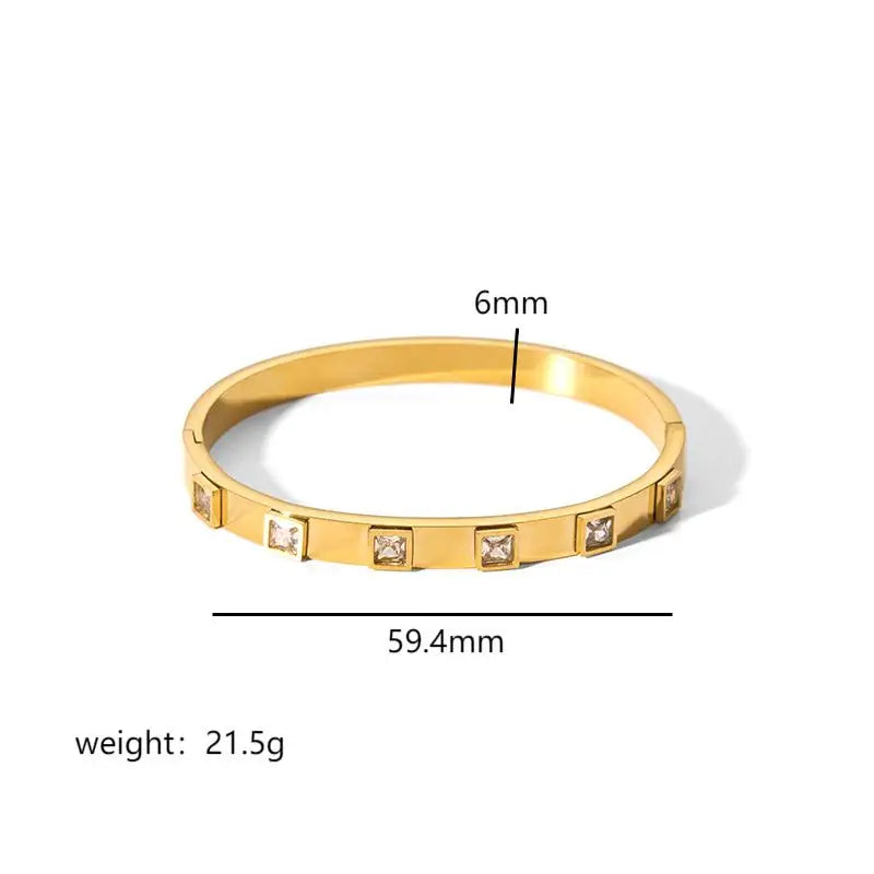 Minimalist Gold Bangle