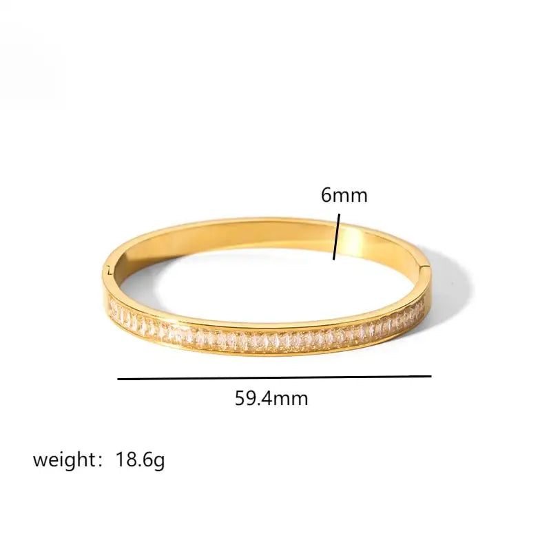 Minimalist Gold Bangle