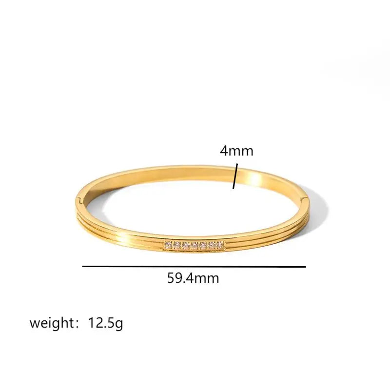 Minimalist Gold Bangle