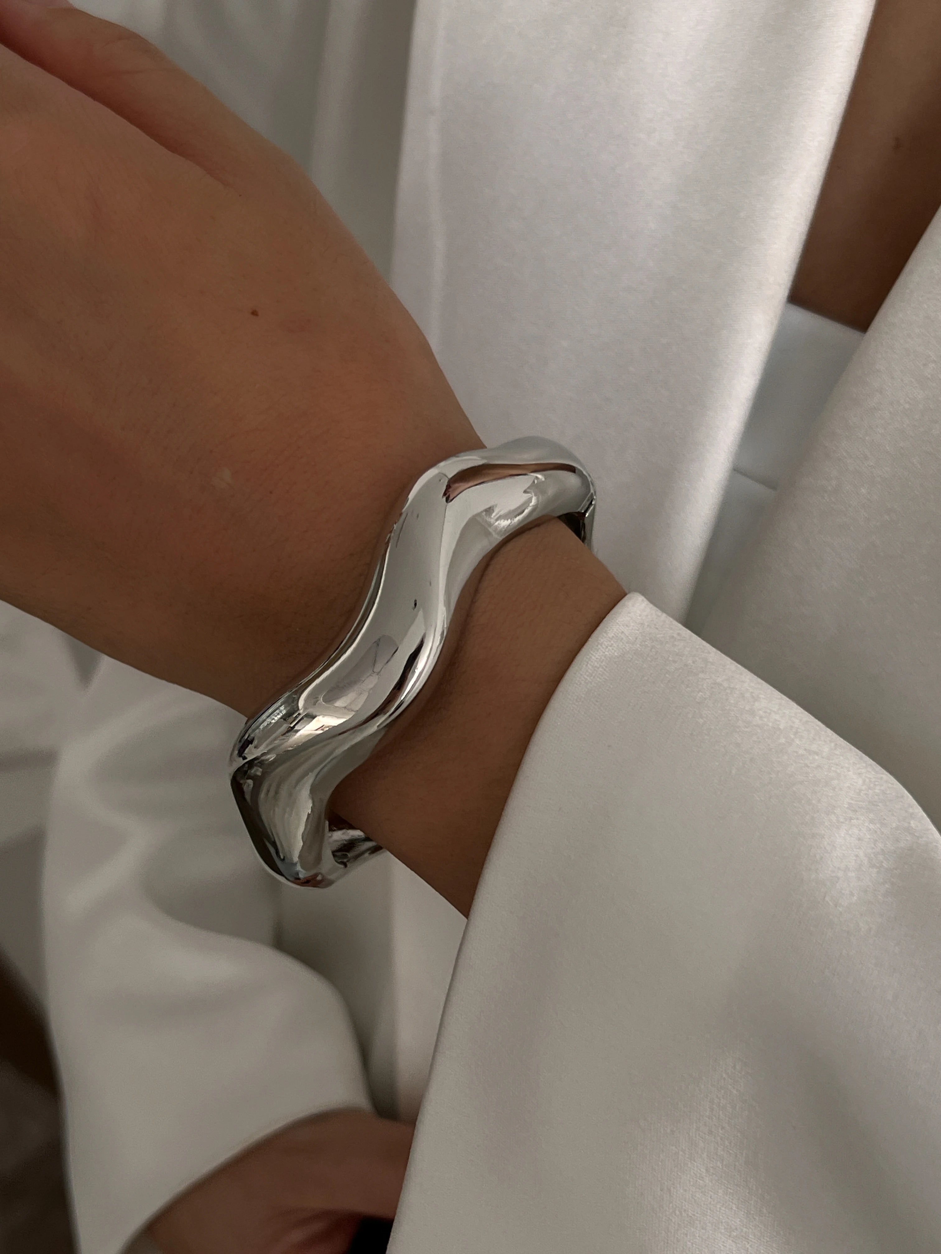 Golden Pearl Stack Cuff