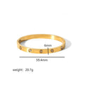 Minimalist Gold Bangle