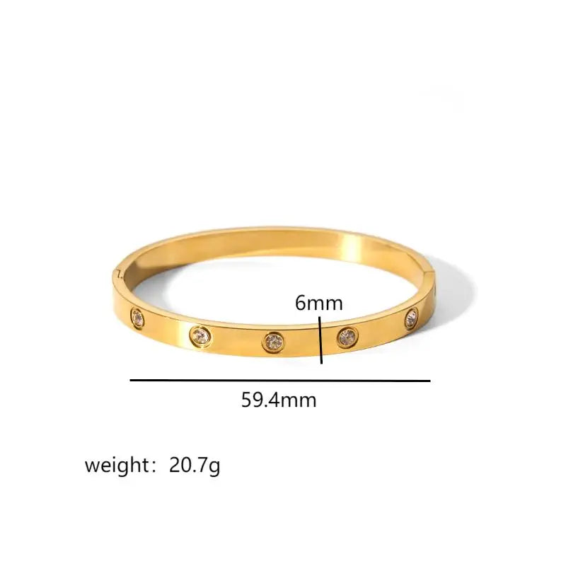 Minimalist Gold Bangle