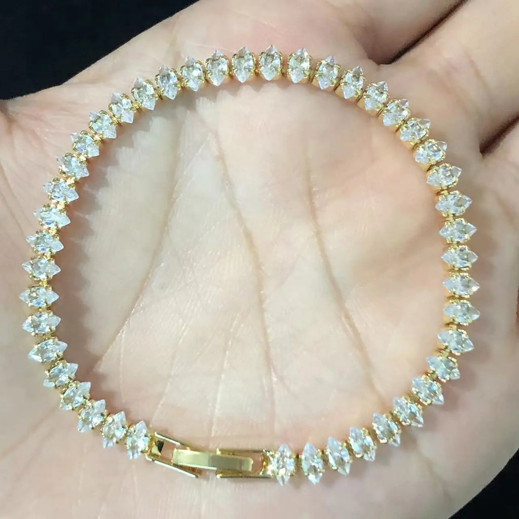 Crystal Geometric Bracelets