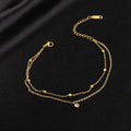 2-Layer Beading Anklet