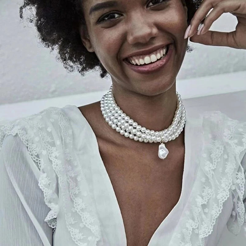 Lumière Pearl Choker