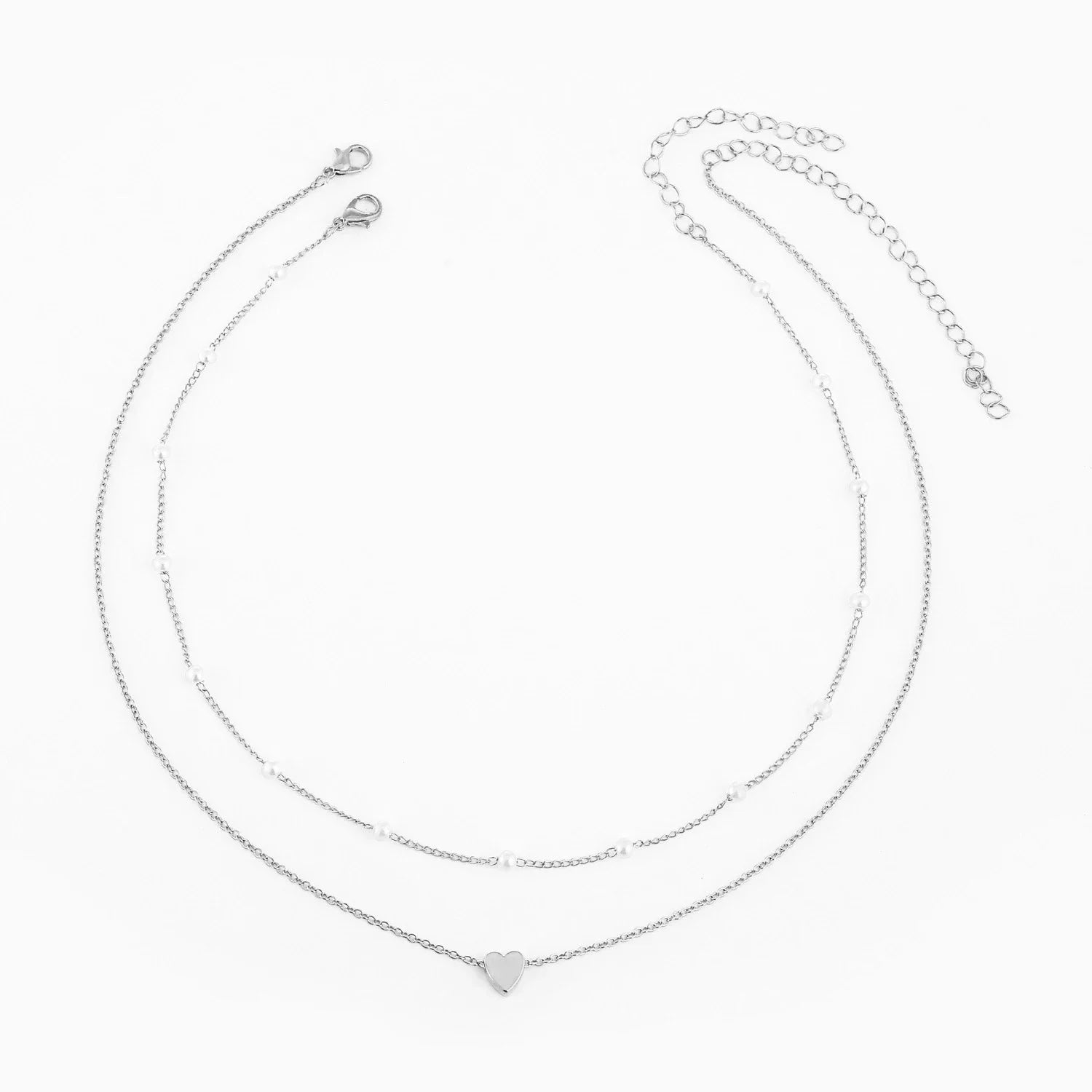 Multilayer Pearl Pendant Necklace