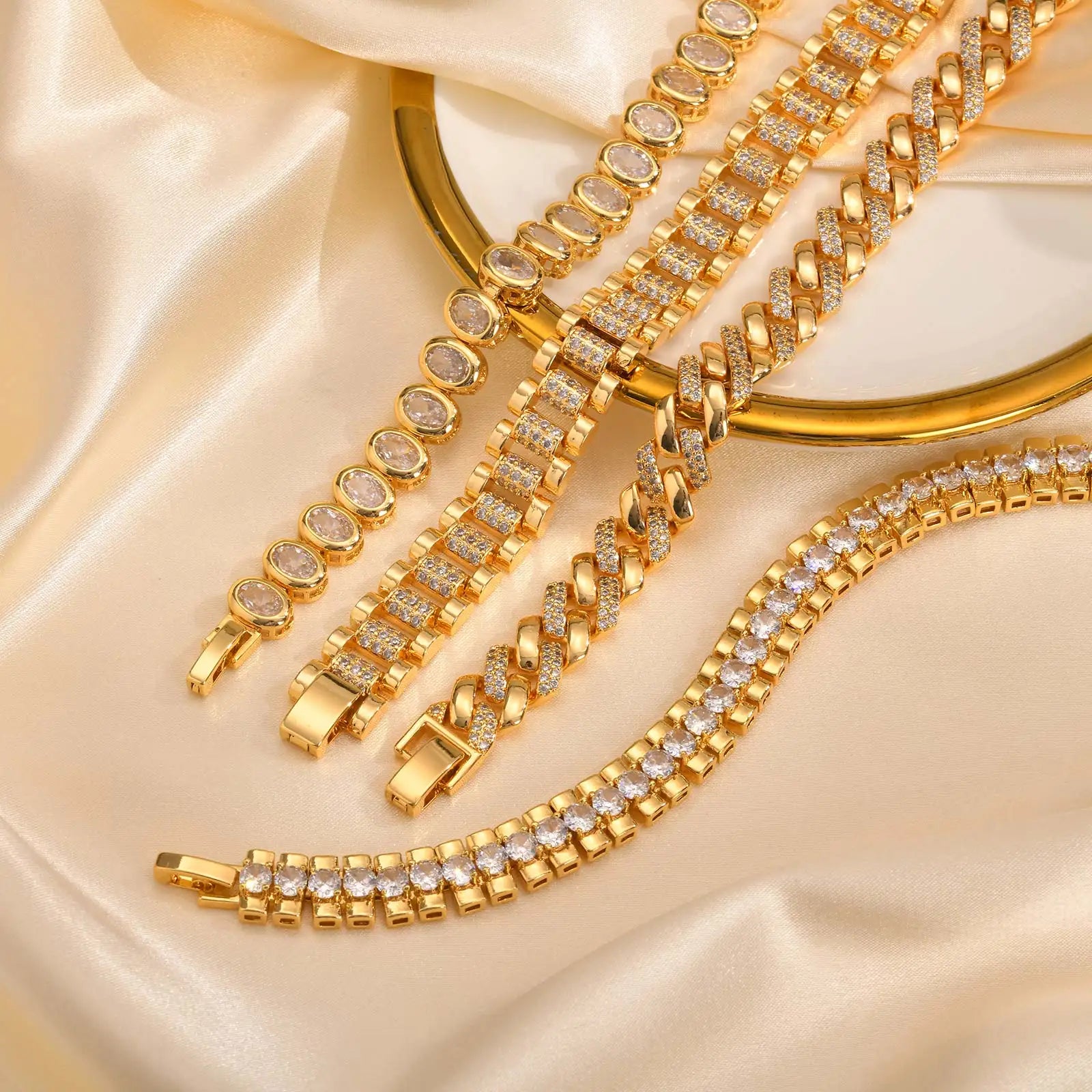 Chunky Link Stackable Bracelets