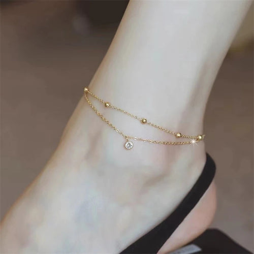 2-Layer Beading Anklet