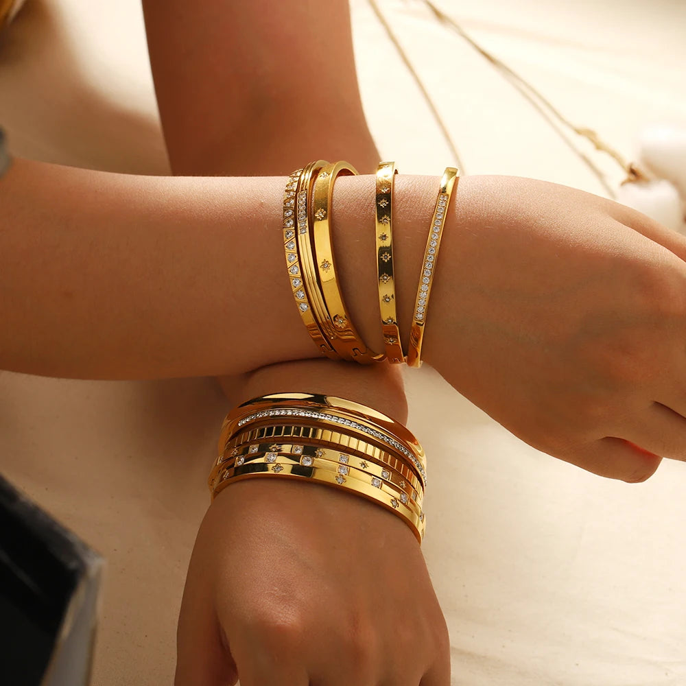 Minimalist Gold Bangle