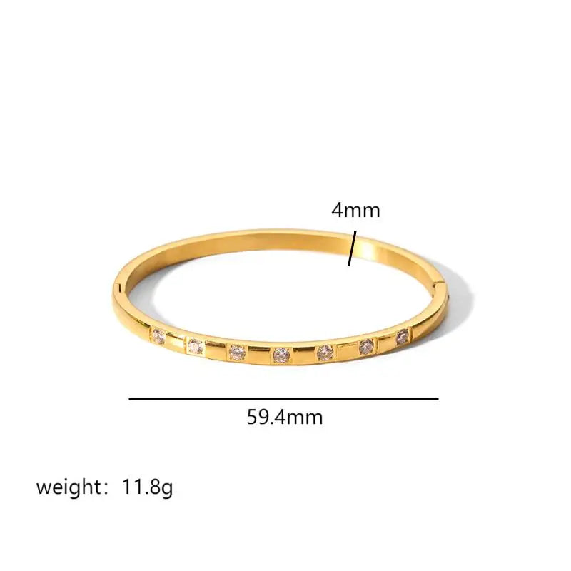 Minimalist Gold Bangle