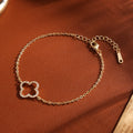 Four-Leaf Flower Bracelet
