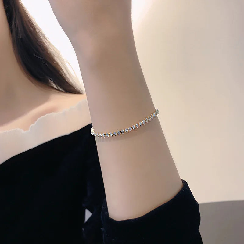 Crystal Geometric Bracelets