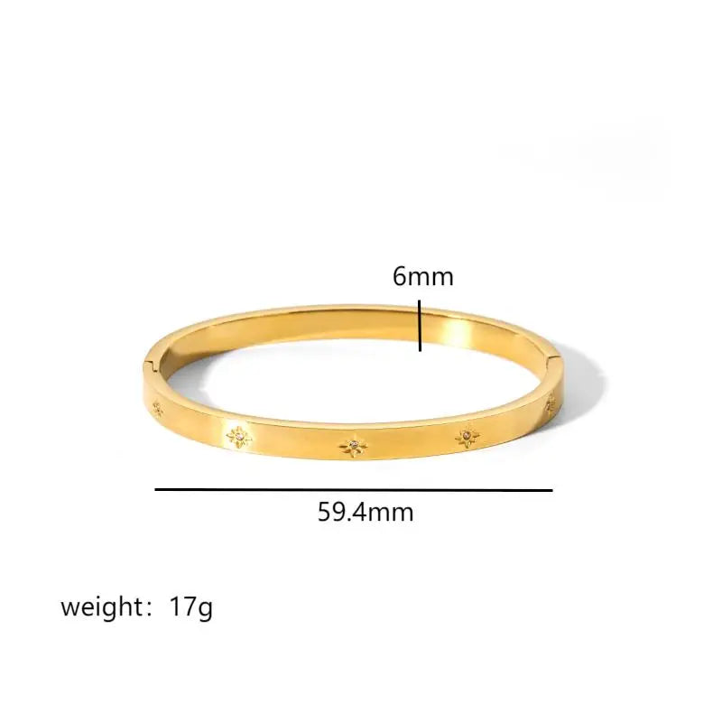 Minimalist Gold Bangle
