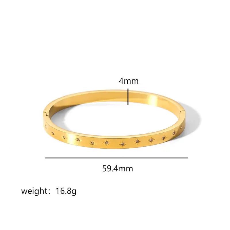 Minimalist Gold Bangle