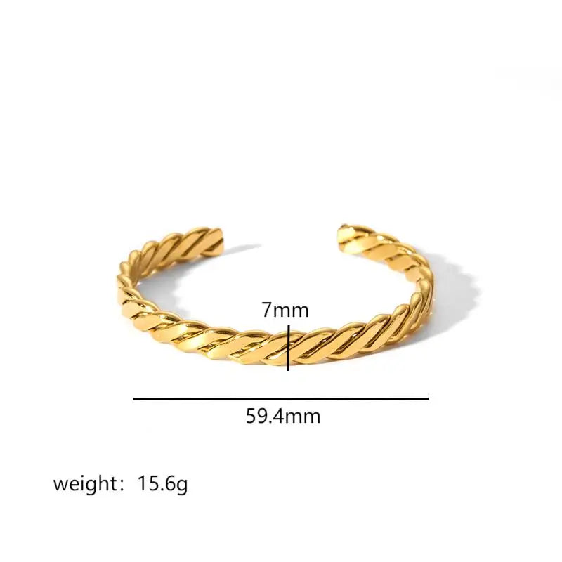Minimalist Gold Bangle