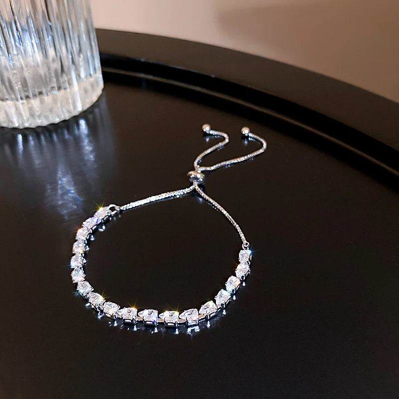 Adjustable Rhinestone Bracelet