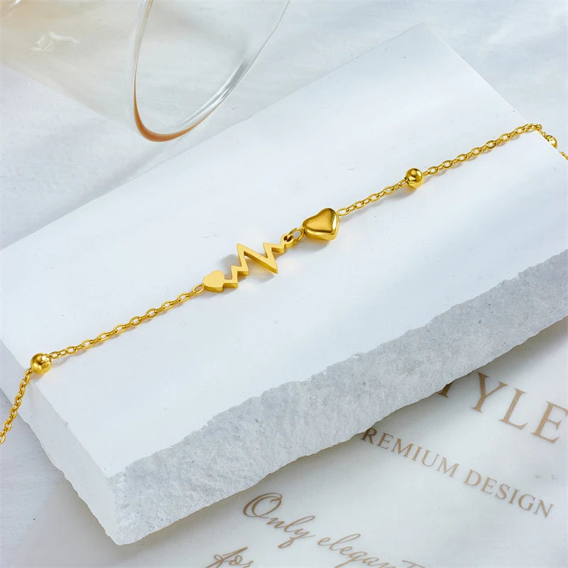 Heart Anklets