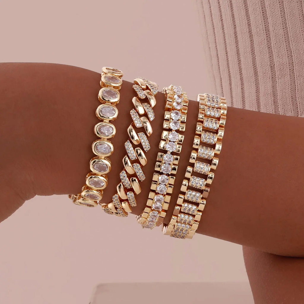 Chunky Link Stackable Bracelets