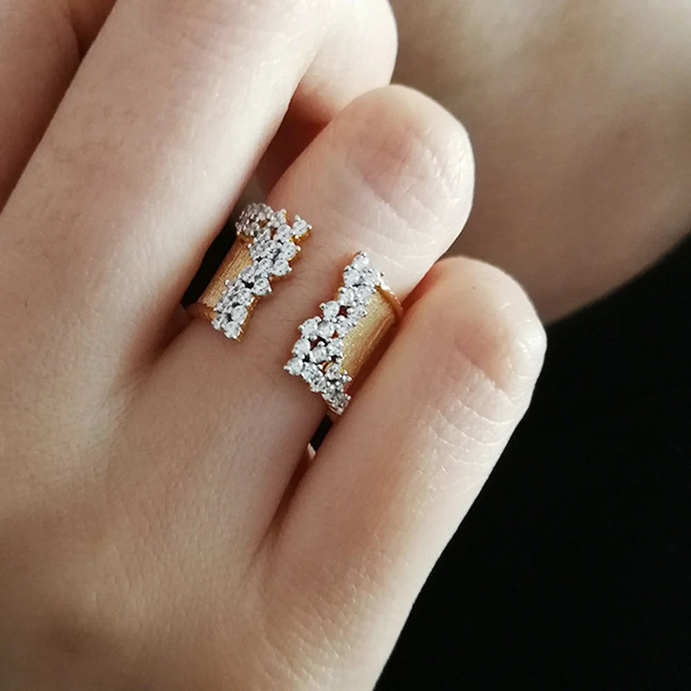 Crystal Crown Statement Ring